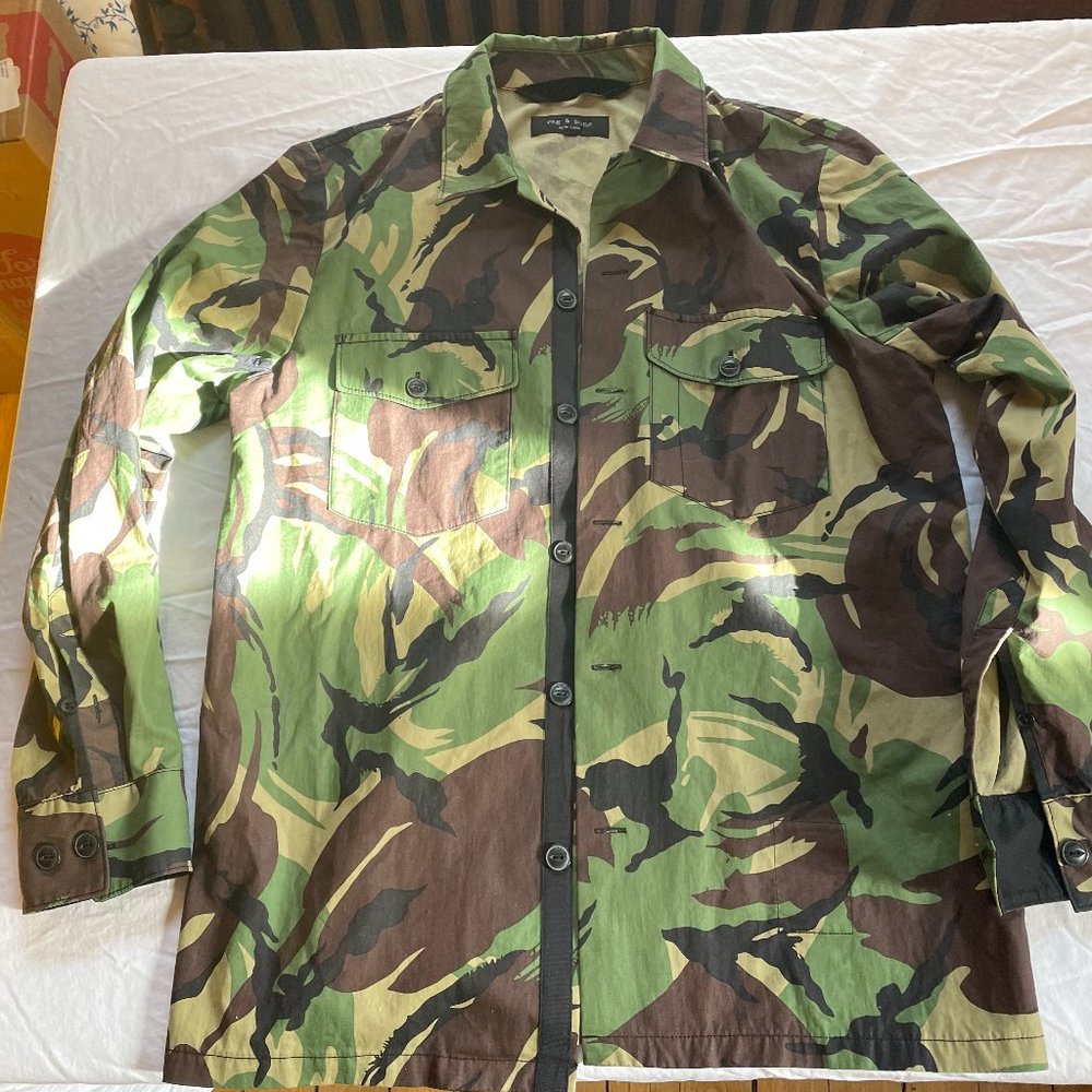Rag & Bone Camo Shirt Jacket Men's M